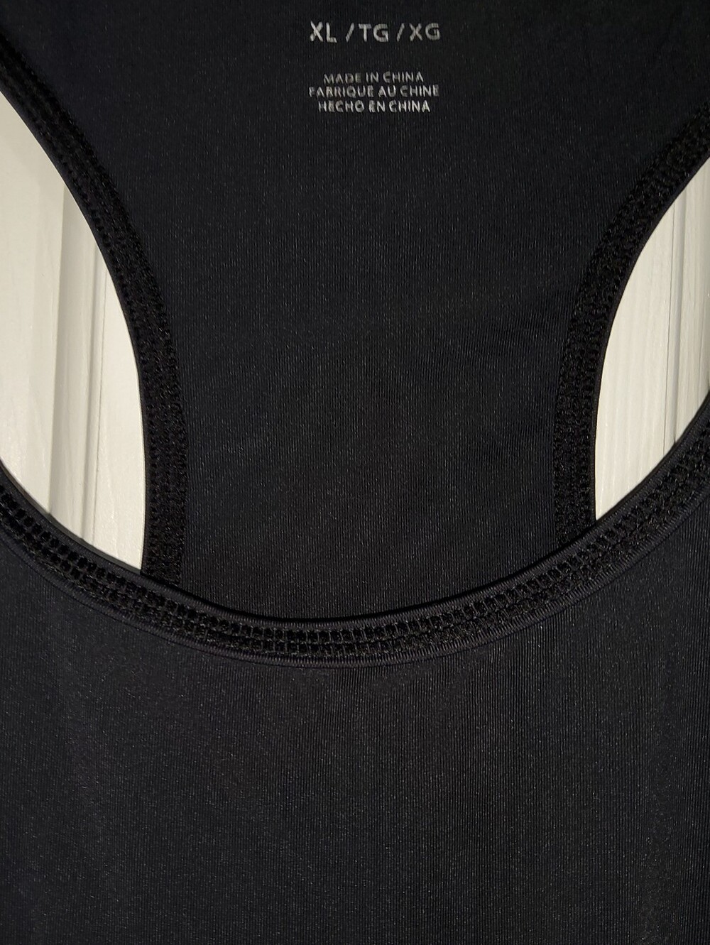 DKNY Sport Womens Perforated Logo Racerback Activewear Tank Top Black Size XL - Picture 4 of 9